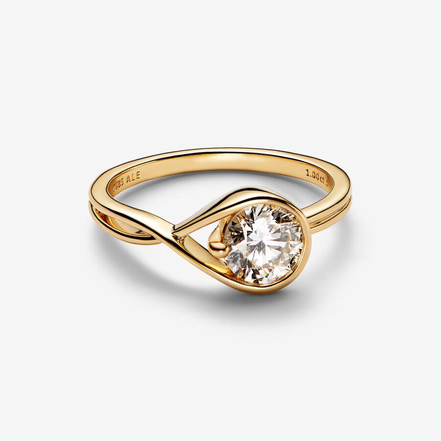 Anillo Pandora Infinite en Oro Amarillo 14k